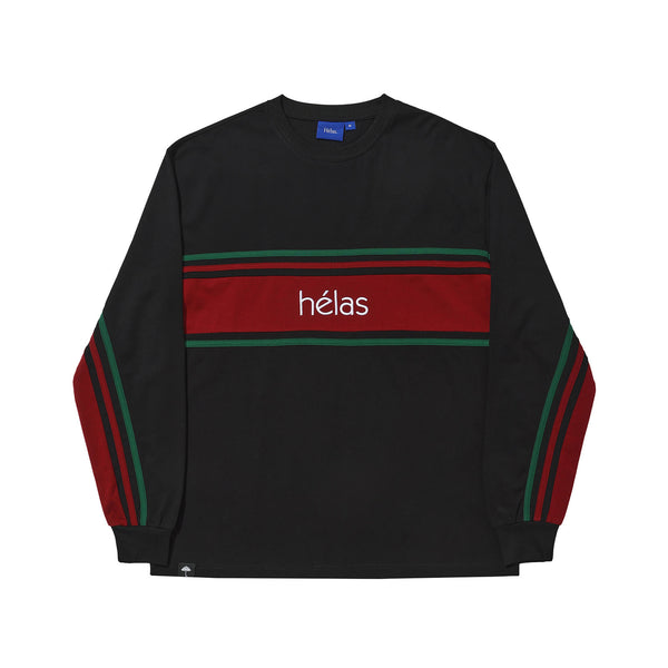 Hélas Clint LS Tee Black – zwarte longsleeve van katoen met Clint graphic op borst en rug