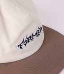 Former Proscription Cap Bone – washed 6-panel cap met Proscription graphic in Bone kleur