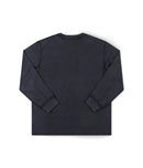 Former Praise LS-Shirt Washed Black – heavyweight longsleeve met washed finish en Praise ruggraphic