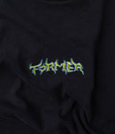 Former Proscription T-shirt – heavyweight tee met chest print en grote Proscription ruggraphic