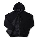 Former Crux Lined Zip Hood Black – premium lined zip hoodie met subtiele branding