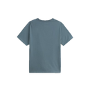 Vans Cactus Wire SS Kids Stormy Weather – kinder T-shirt in stormy weather blauw met cactus wire graphic op borst en rug