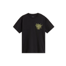 Vans Scratched Records Kids Black – zwart kinder T-shirt met Scratched Records-graphic op borst en rug