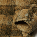 HUF Megablast Plaid Jacket multi check geruit overshirt met fleecevoering en button-up sluiting