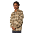 HUF Megablast Plaid Jacket multi check geruit overshirt met fleecevoering en button-up sluiting