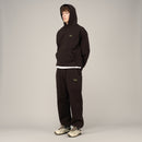 De Dime Classic Small Logo Hoodie DEEP BROWN shop je online bij Revert95.com of in de winkel