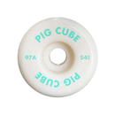 Pig Cube Wheels 97A – skateboardwielen van urethaan met cube shape en 97A hardheid