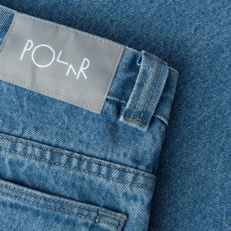 Polar skate Co. 93! pants Mid Blue koop je veilig en snel op Revert95.com of bij ons in de winkel.