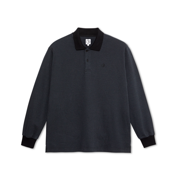 Polo LS Shirt Houndstooth