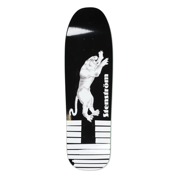 Polar Skate Co David Stenström Tape and Panther Black Deck – pro-model skateboarddeck van 7-laags esdoorn met zwarte Tape & Panther-graphic en gratis griptape