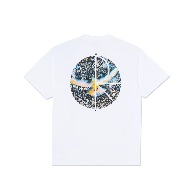 Polar Skate Co Fill Logo Tee – Searching For Peace – T-shirt van 100% katoen met Polar-logo op borst en grote artistieke backprint