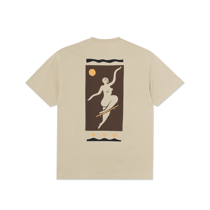 Polar Skate Co No Complies Forever Tee – T-shirt van 100% katoen met No Complies Forever-graphic op borst en rug