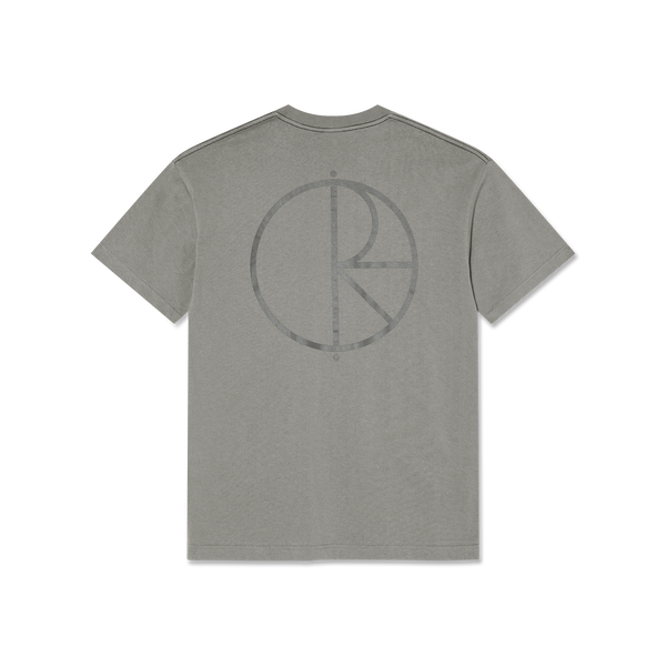 Polar Skate Co Contrast Tee Stroke Logo Grey