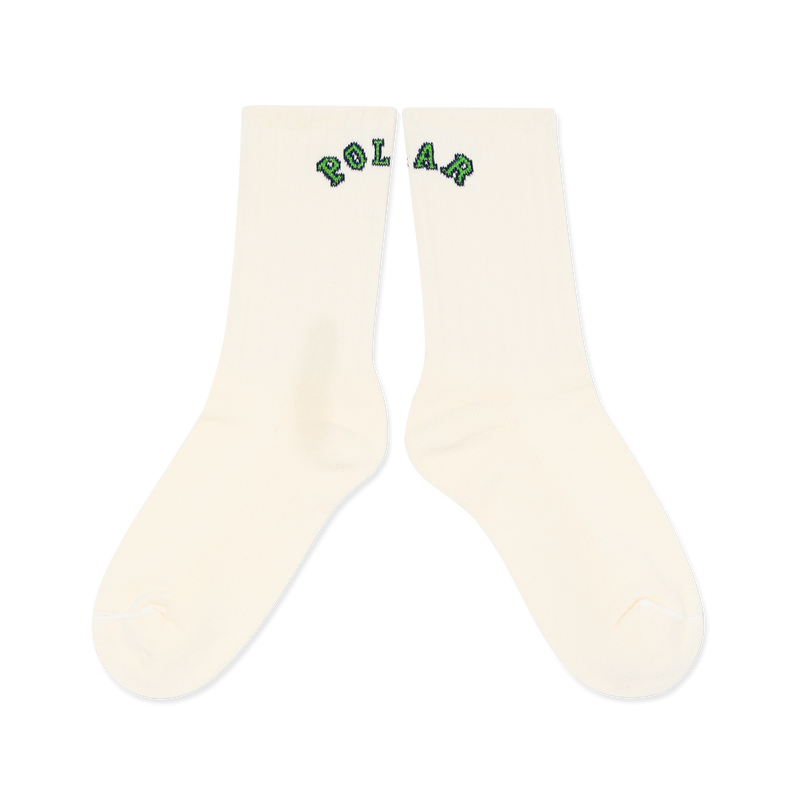 Polar Skate Co Large Ribs Socks College Logo