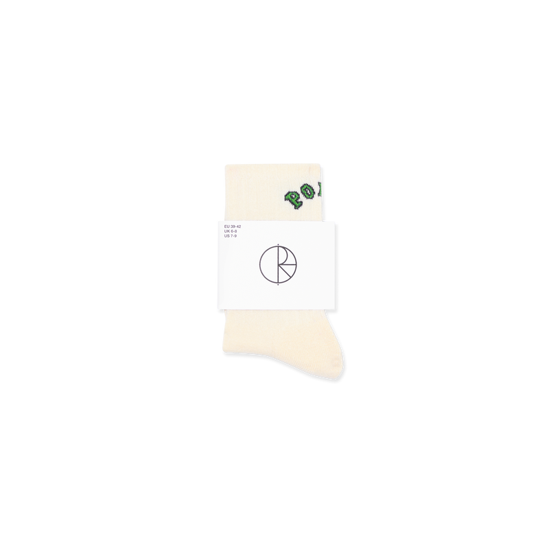 Polar Skate Co Large Ribs Socks College Logo