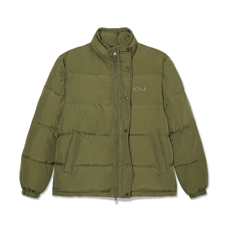 Shop de Polar Skate Co Basic Puffer in Black of Army Green snel en veilig online bij Revert 95 of kom gezellig langs in de winkel in Haarlem.