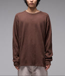 Former Franchise Waffle LS T-Shirt Choc – premium waffle longsleeve in Choc kleur