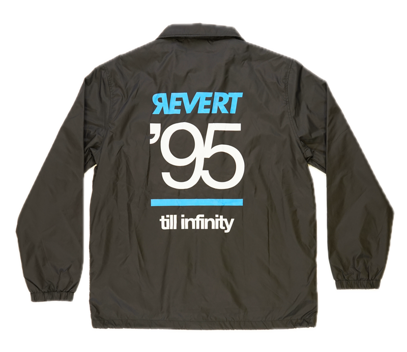 Koop de Revert 95 keep on coaching till infinity jacket veilig en snel bij Revert 95 online of kom hem checken in de winkel in Haarlem.