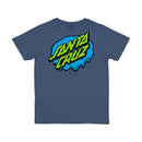 Santa Cruz Youth Slime Dot T-Shirt met Slime Dot-logo op borst en rug