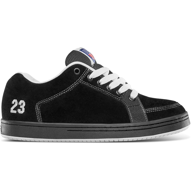 Etnies Sal 23 Black White – retro skateschoen van Sal Barbier in zwart met wit
