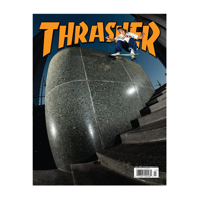 Bestel de Thrasher Magazine July 2023 Issue 516 snel, gemakkelijk en veilig bij Revert 95. Check onze website voor de gehele Thrasher collectie.