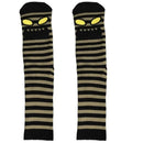 MONSTER FACE MINI STRIPES CREW SOCKS