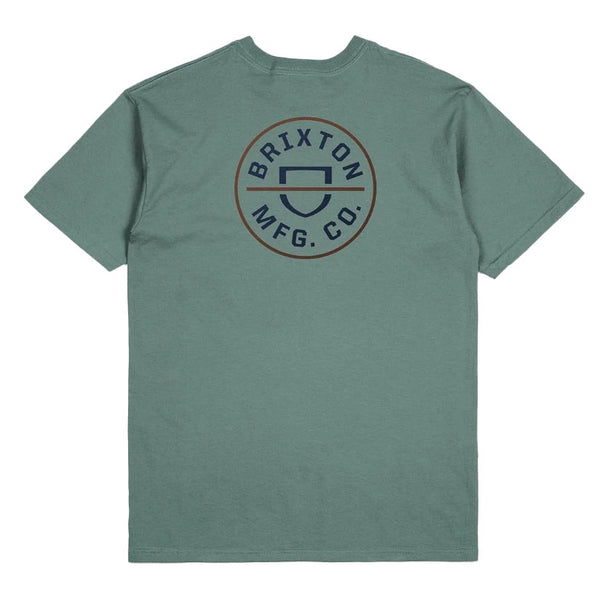 Bestel de Brixton CREST II T-shirt CHINOIS GREEN WASHED NAVY SEPIA veilig, gemakkelijk en snel bij Revert 95. Check onze website voor de gehele Brixton collectie, of kom gezellig langs bij onze winkel in Haarlem.	
