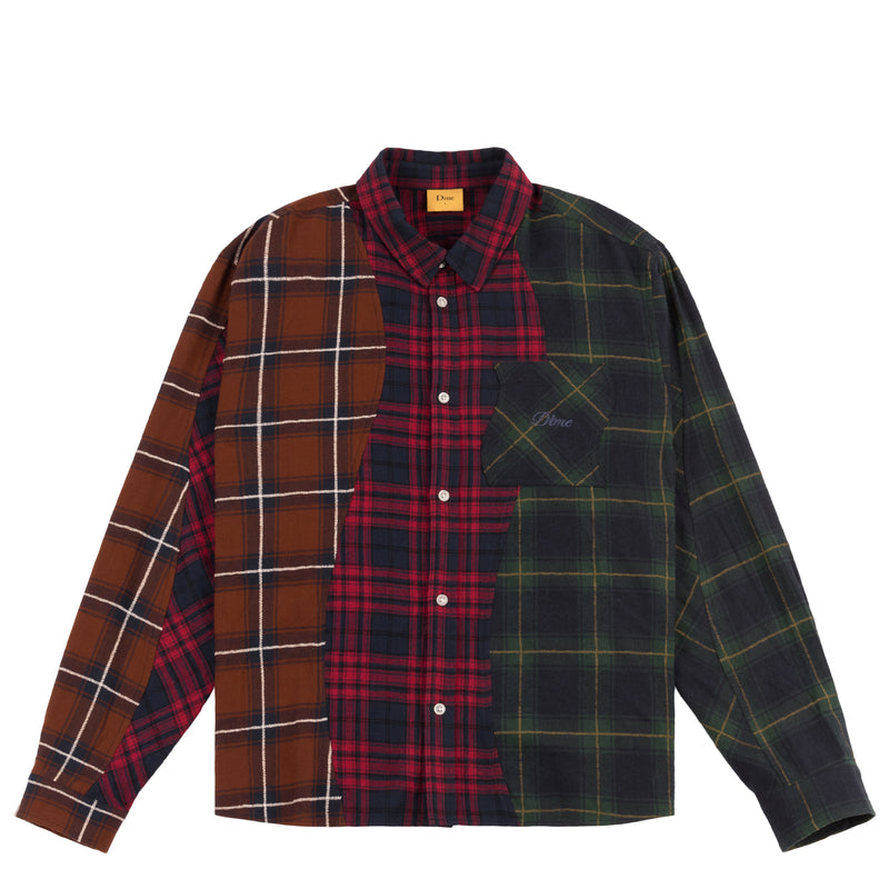 Shop het Dime Mtl Triple Plaid Shirt veilig en snel bij Revert 95 online of kom gezellig langs in de winkel in Haarlem