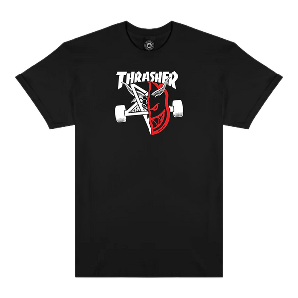 Thrasher x Spitfire Thrash and Burn T-shirt – collab tee met iconische Thrash and Burn graphic