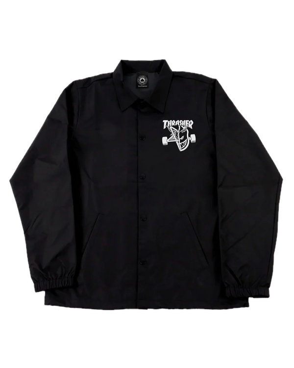 Thrasher x Spitfire Thrash and Burn Coach Jacket – waterafstotend coach jacket met Thrash and Burn graphic