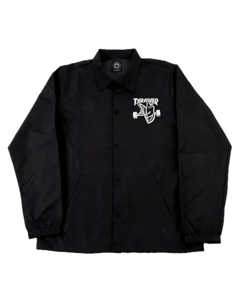 Thrasher x Spitfire Thrash and Burn Coach Jacket – waterafstotend coach jacket met Thrash and Burn graphic