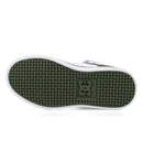 DC Shoes Kids Pure Hi Top EV Olive White high top skate schoen met klittenband en cupsole zool