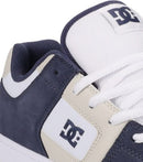 DC Shoes Manteca 4 S Navy Off White skate schoen met suède upper en cupsole zool