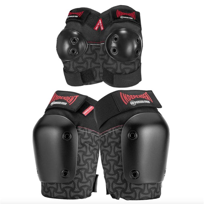 Bestel de 187 x Independent Killer Pads Adult Combo Pack Knee & Elbow snel, veilig en gemakkelijk bij Revert 95. Check de gehele 187 Killerpads collectie op onze site, of kom gezellig langs bij onze winkel in Haarlem.