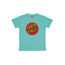 Koop de Santa Cruz Youth Classic Dot T-Shirt Pool Blue  en snel bij Revert 95 online of kom hem checken in de winkel in Haarlem.