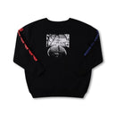 Former Ode Crew Black – premium zwarte crewneck met subtiele Ode branding