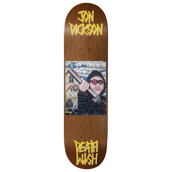 Deathwish Jon Dickson Red Dawn Skateboard Deck – pro model deck met Red Dawn graphic