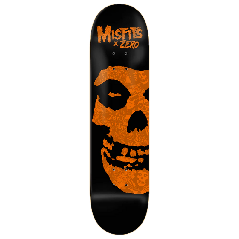 Zero Misfits Fiend Skull Collage – skateboarddeck met Misfits Fiend Skull collage-graphic en 7-laags esdoorn