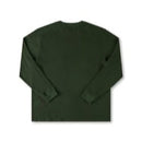 Former Merchandise Waffle LS T-shirt Surplus – surplus groene longsleeve waffle tee met subtiele Former-branding