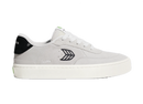 Cariuma Luan Pro Smoke White Suede Black Logo Sneaker – skateschoen van suède met zwart logo en gripzool