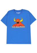 Toy Machine Monster Youth Tee Blue – kinder T-shirt met Monster-logo in blauw