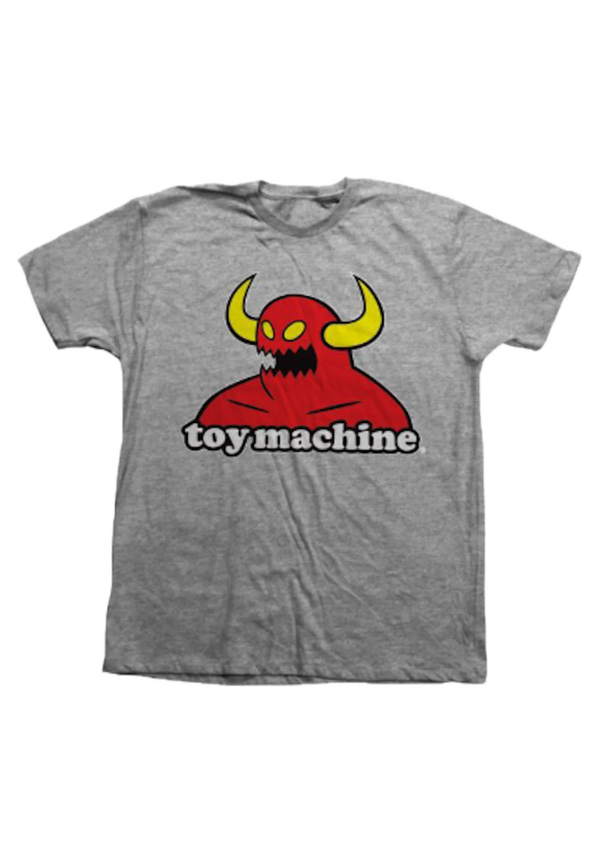 Toy Machine Monster Youth Tee Grey – kinder T-shirt met Monster-logo in grijs