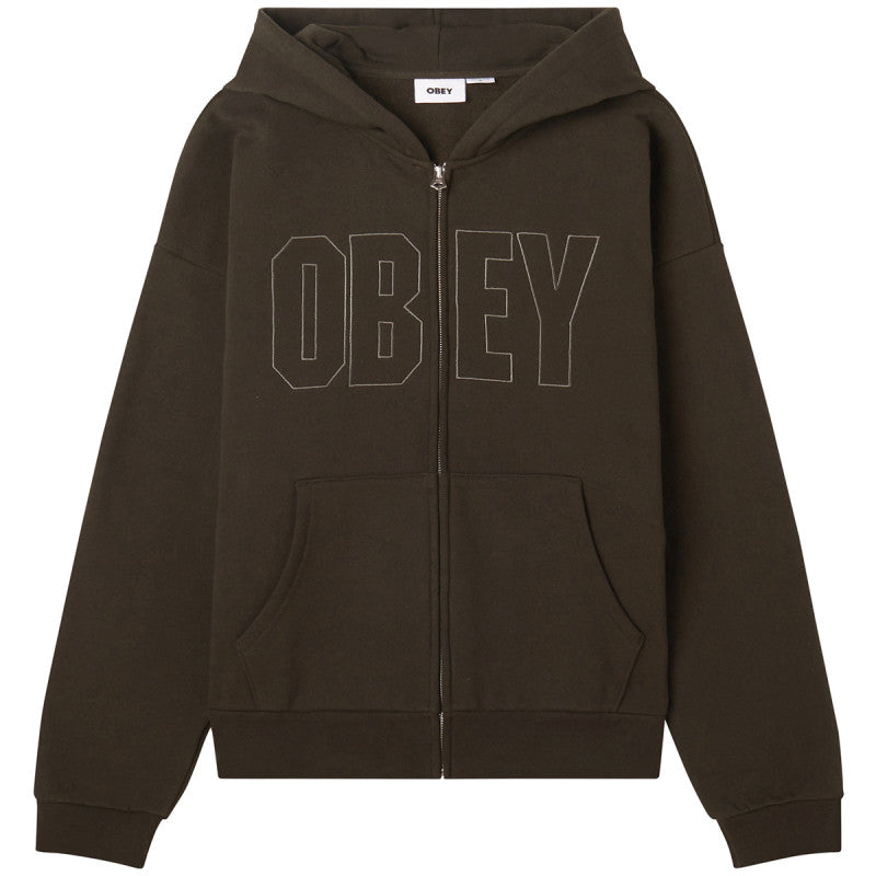 Bestel de Obey Digable extra heavy zip hood snel, veilig en gemakkelijk bij Revert 95. Check de gehele Obey collectie op onze site, of kom gezellig langs bij onze winkel in Haarlem.