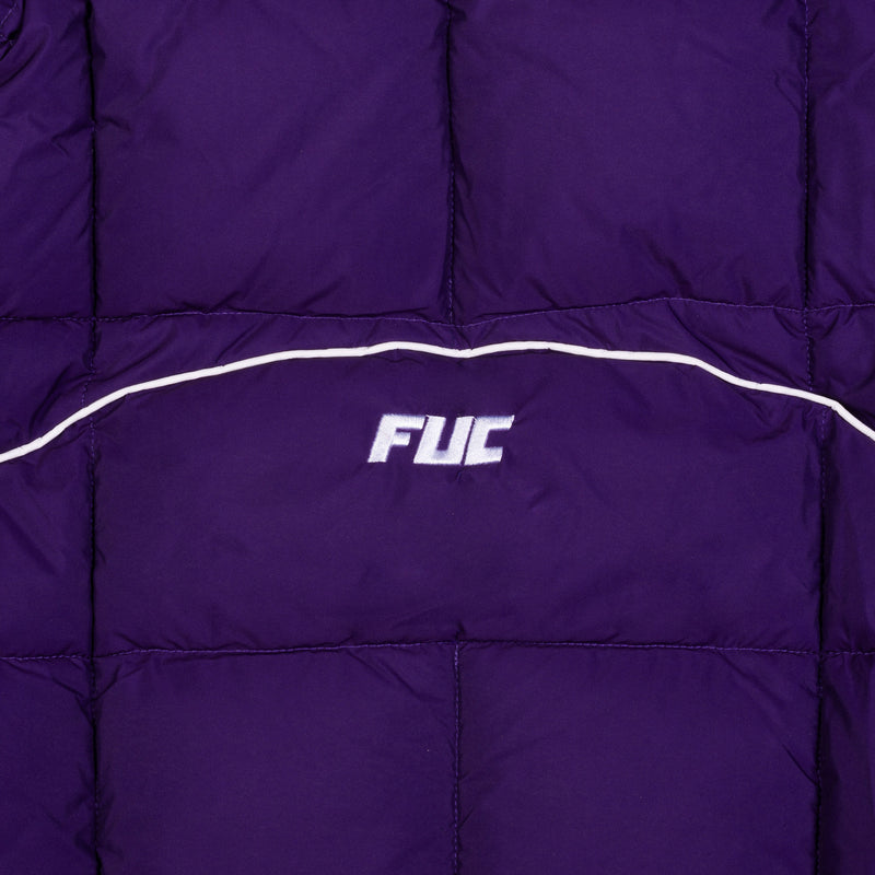 Shop de Fack Up Clothing FUC Blocked Puffer Purple veilig en snel online bij Revert 95 of kom gezellig langs in de winkel in Haarlem.