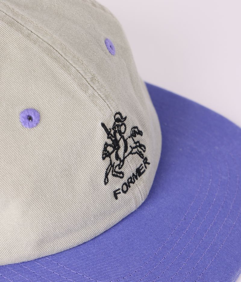 Former Parliament Cap Washed Violet – washed 6-panel cap met Parliament graphic