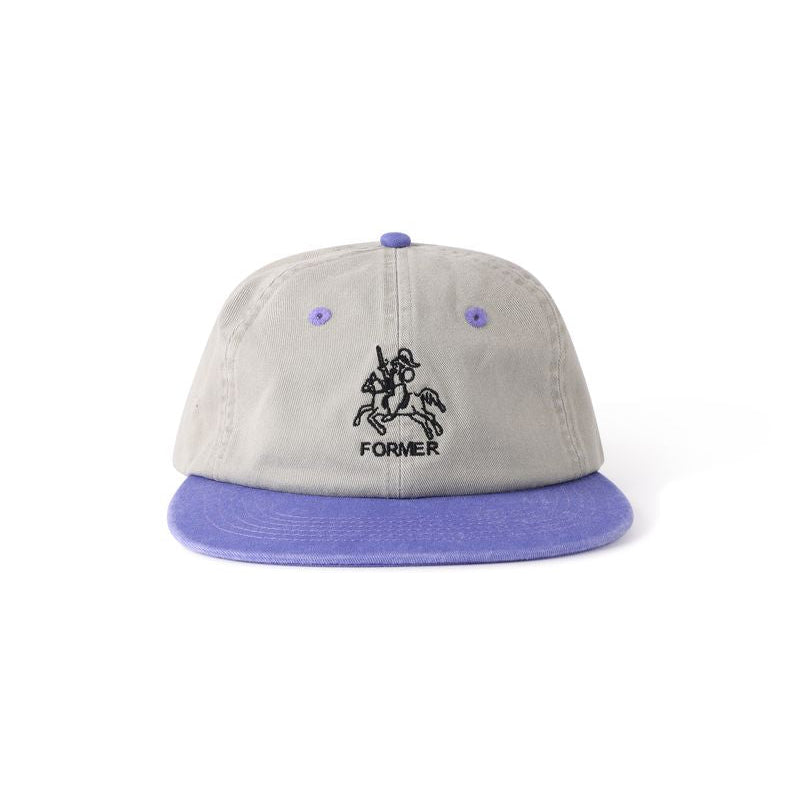 Former Parliament Cap Washed Violet – washed 6-panel cap met Parliament graphic