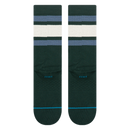 Stance Boyd ST Pine – donkergroene crew sokken met minimalistisch design, medium cushioning en subtiele Stance branding