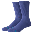 Stance Icon Indigo 2 – indigoblauwe crew sokken van Stance met medium cushioning en iconisch logo