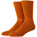 Stance Icon Crew Spice – crew sokken in warme Spice kleur met medium cushioning en subtiele Stance branding
