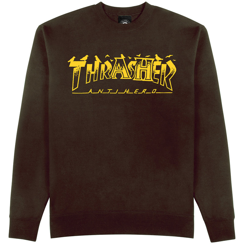 Bestel de Thrasher Pigeon Mag Crewneck snel, gemakkelijk en veilig bij Revert 95. Check onze website voor de gehele Thrasher collectie of kom gezellig langs bij onze winkel in Haarlem.